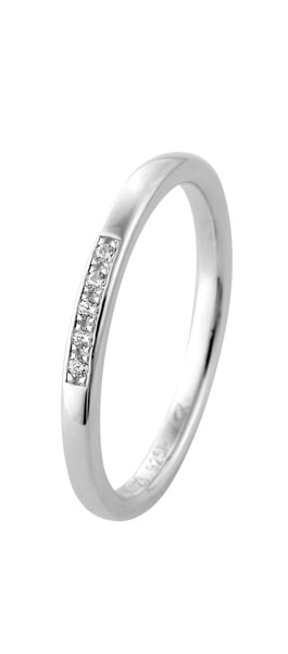 530123-Y514-001 | Memoirering Bergneustadt 530123 600 Platin, Brillant 0,050 ct H-SI∅ Stein 1,4 mm 100% Made in Germany   647.- EUR   