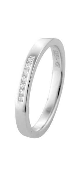 530126-Y514-001 | Memoirering Bergneustadt 530126 600 Platin, Brillant 0,070 ct H-SI∅ Stein 1,4 mm 100% Made in Germany   764.- EUR   