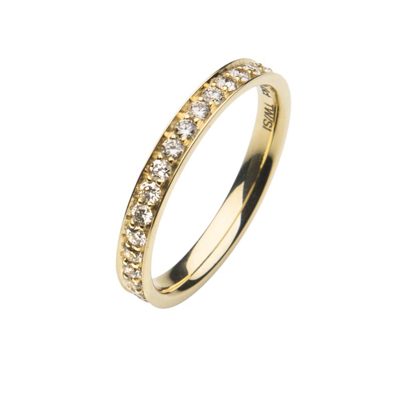 533689-5100-001 | Memoirering Bergneustadt 533689 585 Gelbgold, Brillant 0,460 ct H-SI100% Made in Germany   1.726.- EUR   