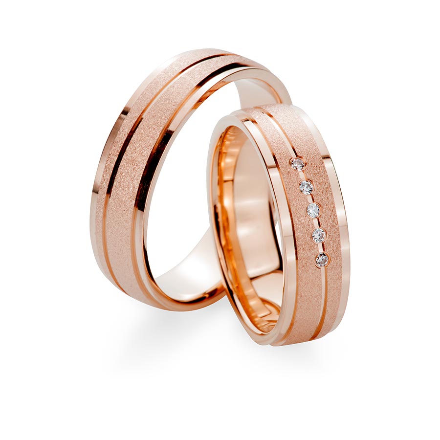 Trauringe / Eheringe 333 Rotgold 517430-60