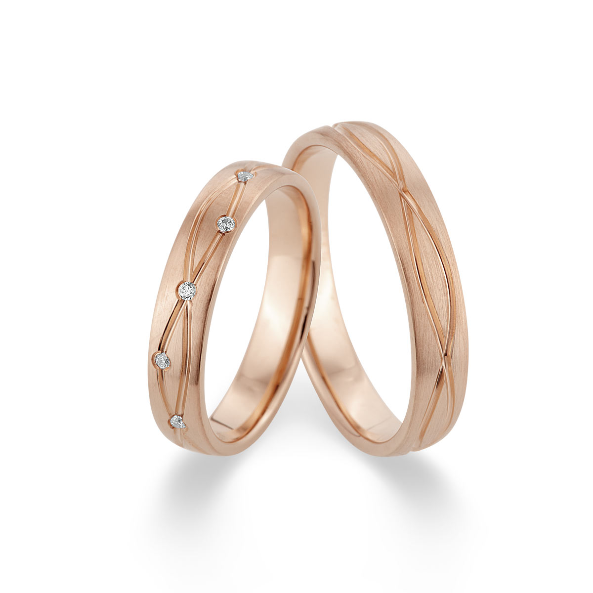 Trauringe Bergneustadt Eheringe  333 Rotgold 517522-40