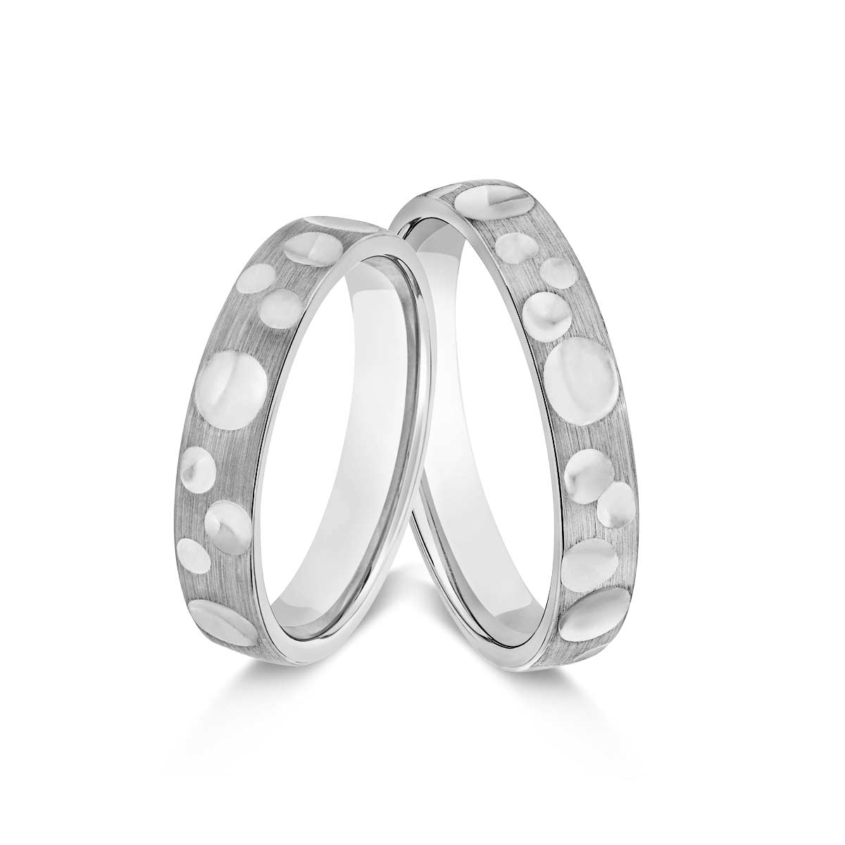 Trauringe Bergneustadt Eheringe  333 Weißgold 517533-40