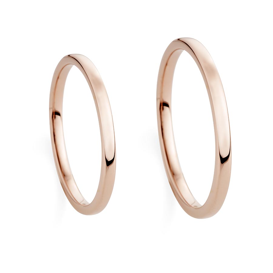 Trauringe Bergneustadt Eheringe  585 Rotgold 513148-20